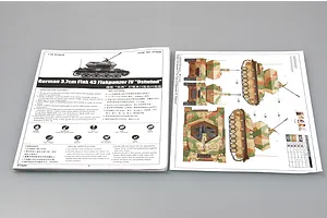Trumpeter 1/35 German 43 Flakpanzer IV Ostwind Self-Propelled Anti-Aircraft Gun Scaled Plastic Model Kit image 41556