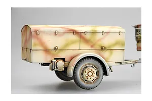 Trumpeter 1/35 German 3.7cm Flak 43 Auf Selbstfahrlafette (Sd.Kfz.7/2) w/ Sd.Anhanger 52 Self-Propelled Anti-Aircraft Gun Scaled Plastic Model Kit image 41560