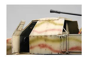 Trumpeter 1/35 German 3.7cm Flak 43 Auf Selbstfahrlafette (Sd.Kfz.7/2) w/ Sd.Anhanger 52 Self-Propelled Anti-Aircraft Gun Scaled Plastic Model Kit image 41565