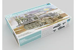 Trumpeter 1/35 German 3.7cm Flak 37 Auf Selbstfahrlafette (Sd.Kfz.6/2) Self-Propelled Anti-Aircraft Gun Scaled Plastic Model Kit image 41577