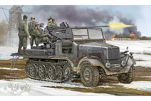 Trumpeter 1/35 German 3.7cm Flak 37 Auf Selbstfahrlafette (Sd.Kfz.6/2) Self-Propelled Anti-Aircraft Gun Scaled Plastic Model Kit image 41581
