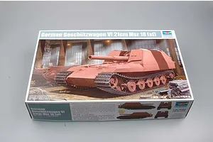 Tamiya 1/35 German Geschutzwagen VI 21CM Msr 18 (sf) Self-Propelled Gun Scaled Plastic Model Kit image 41593