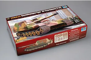 Trumpeter 1/35 German Geschutzwagen Tiger Fur 17cm Kanone 72 (sf) Self-Propelled Gun Scaled Plastic Model Kit image 41608