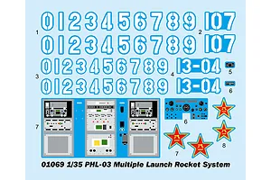 Trumpeter 1/35 PHL-03 Multiple Rocket System Scaled Plastic Model Kit image 41626