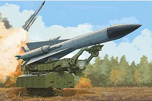 Trumpeter 1/35 Russian 5V28 of 5P72 Launcher SAM-5 Scaled Plastic Model Kit image 41628