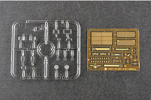 Trumpeter 1/35 Russian BREM-1 Armoured Recovery Vehicle Scaled Plastic Model Kit image 41656