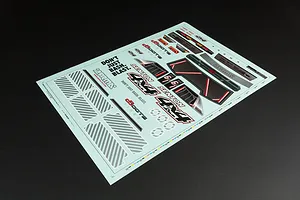 ARRMA 1/10 SENTON 4x4 Clear Unpainted Body Shell w/ Decal Sheet image 41758