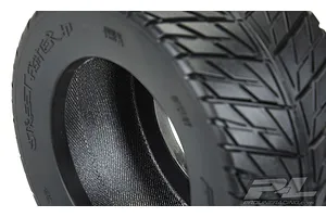 Pro-Line 3.8" Street Fighter HP Belted Tyres on Black Raid Rims - Glued Wheels 2Pcs image 41825