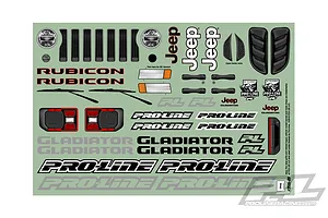 Pro-Line 1/10 Jeep Gladiator Rubicon Unpainted Body Shell image 41847