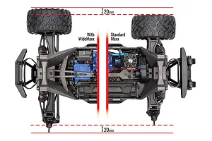 Traxxas Maxx 4S Blue WideMaxx Suspension Kit image 41951