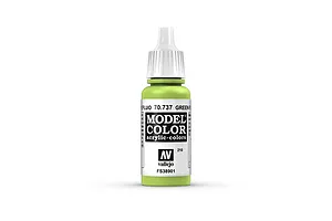Vallejo Model Colour Fluorescent Green Acrylic Paint 17ml