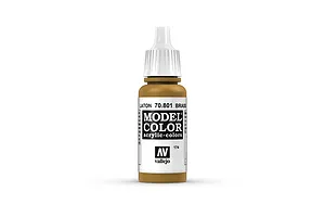 Vallejo Model Colour Metallic Brass Acrylic Paint 17ml