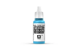Vallejo Model Colour Deep Sky Blue Acrylic Paint 17ml