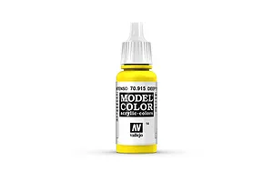 Vallejo Model Colour Deep Yellow Acrylic Paint 17ml