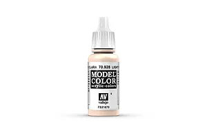 Vallejo Model Colour Light Flesh Acrylic Paint 17ml image 42204