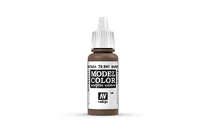 Vallejo Model Colour Burnt Umber Acrylic Paint 17ml