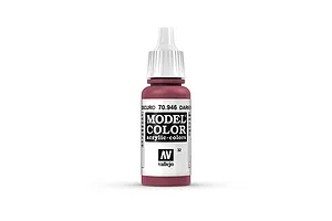 Vallejo Model Colour Dark Red Acrylic Paint 17ml
