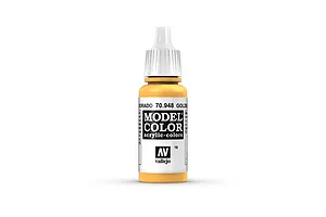 Vallejo Model Colour Golden Yellow Acrylic Paint 17ml