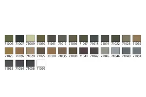 Vallejo Model Air Camouflage Colors 29Pcs w/ Airbrush & Plastic Storage Case image 42320