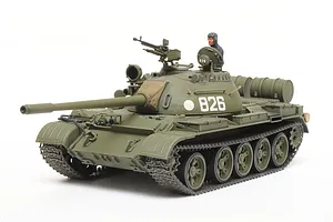 Tamiya 1/48 Russian T-55 Medium Tank Scaled Plastic Model Kit image 42480