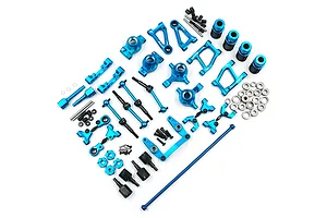 Yeah Racing Blue Aluminium Tamiya TT-01 & TT-01E Rapid Performance Conversion Kit image 42506