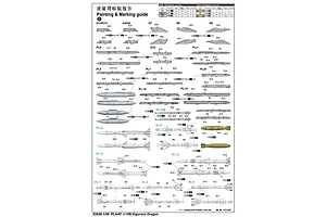 Trumpeter 1/48 PLAAF J-10B Vigorous Dragon Fighter Jet Scaled Plastic Model Kit image 42719