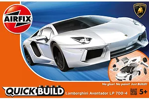 Airfix Quickbuild Lamborghini Aventador LP700-4 Plastic Model Kit - White image 42769