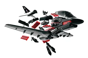 Airfix Quickbuild BAE Hawk Jet Trainer Plastic Model Kit - Black image 42792