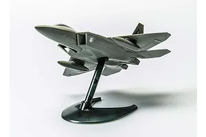 Airfix Quickbuild F-22 Raptor Jet Plastic Model Kit - Grey image 42815