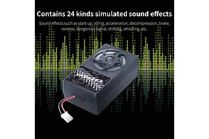 G.T. Power 1/14 Pro Truck LED Lighting, Sound & Vibration System w/ Bluetooth image 42848