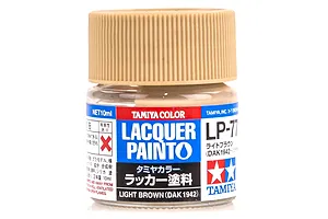 Tamiya LP-77 Light Brown (Dak 1942) Lacquer Paint 10ml image 42865
