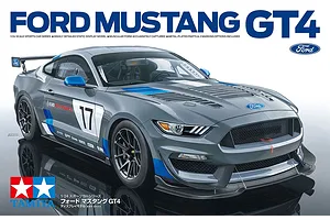 Tamiya 1/24 Ford Mustang GT4 Scaled Plastic Model Kit image 42886