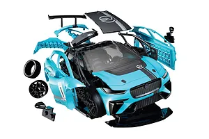 Airfix Quickbuild Jaguar I-Pace eTrophy Plastic Model Kit - Blue image 42915