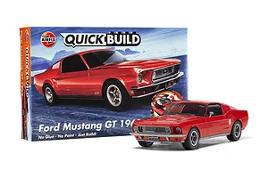 Airfix Quickbuild 1968 Ford Mustang GT Plastic Model Kit image 42924
