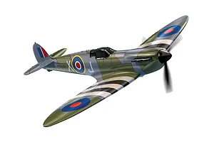 Airfix British D-Day Spitfire Fighter Quickbuild Plastic Model Kit image 42947