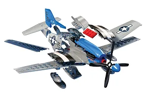 Airfix D-Day P-51D Mustang Fighter Quickbuild Plastic Model Kit image 42952