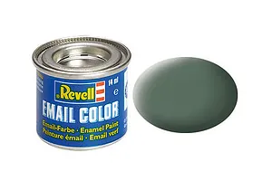 Revell 67 Matte Greenish Grey Enamel Paint 14ml image 43136