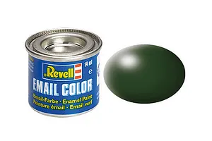 Revell 363 Silk Dark Green Enamel Paint 14ml image 43208