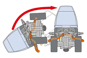 Tamiya 1/8 T3-01 Dancing Rider RC Trike Kit image 43248