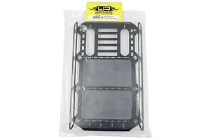 Yeah Racing TRX-4 Mercedes Benz G 500 Black Aluminium & Carbon Roof Rack w/ LED Lights image 43306