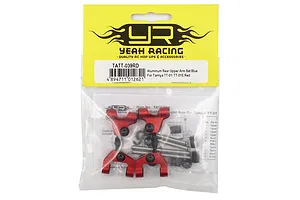 Yeah Racing Red Aluminium Tamiya TT-01 & TT-01E Rear Upper Suspension Arms 2Pcs w/ Hardware image 43328