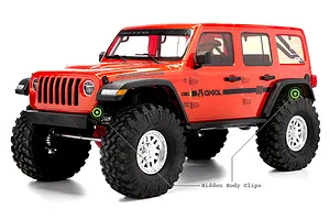 Axial SCX10 III 2017 Jeep JLU Wrangler RC Rock Crawler Electric 4WD 1/10 Scale RTR - Orange image 43424