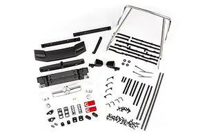 Traxxas TRX-6 Mercedes Benz G 63 AMG 6x6 Clear Unpainted Body Shell w/ Decal Sheet & Scale Parts image 43467