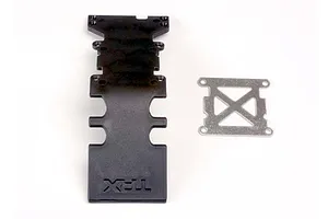 Traxxas Rear Plastic Skid Plate (Black) w/ Stainless Steel Plate image 4354