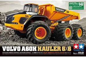 Tamiya 1/24 Volvo A60H Hauler 6x6 Electric Off Road RC Tip Truck Kit image 43619