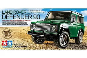 Tamiya CC-01 Land Rover Defender 90 RC Rock Crawler Electric 4WD 1/10 Scale Kit image 43672