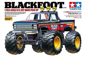 Tamiya Blackfoot RC Monster Truck Electric 2WD 1/10 Scale Kit image 43696