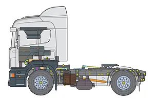 Tamiya Scania R470 Highline RC Truck Electric 2WD 1/14 Scale Kit image 43801