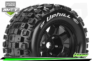 Louise 3.8" ST-Uphill MFT Tyres on (0 Offset) Black Rims - Glued Wheels 2Pcs image 43876