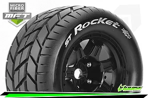 Louise 3.8" ST-Rocket MFT Tyres on (0 Offset) Black Rims - Glued Wheels 2Pcs image 43882